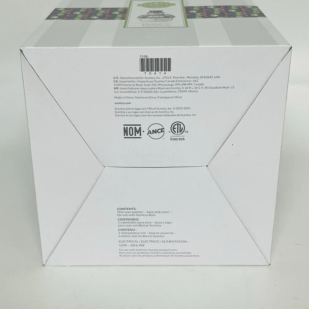 NEW IN BOX Scentsy KICKOFF TO CHRISTMAS Scented Wax Warmer
